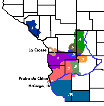 Midwest Telnet Service Area Map