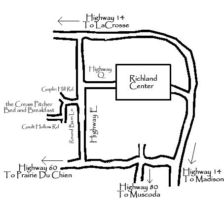 Map to The Cream Pitcher