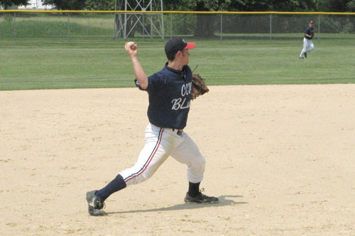 Martin making the throw