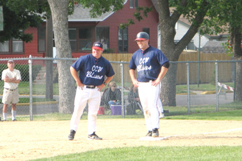 rCoach and Matt at third
