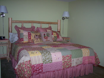 Green and Pink room